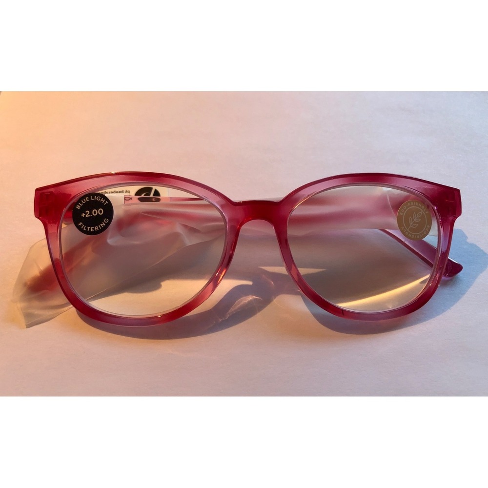 New‎ Pink Virginia Peepers Reading Glasses +2.00